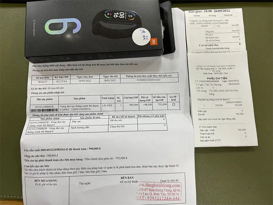 Khách hàng review Vòng đeo tay thông minh Mi Band 6 Đen 21