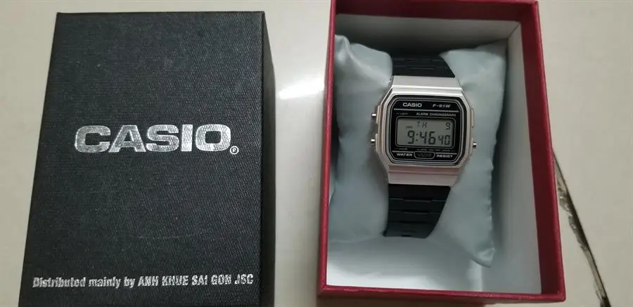 Khách hàng review Đồng hồ CASIO Timeless 33 mm Unisex F-91WM-7ADF 4