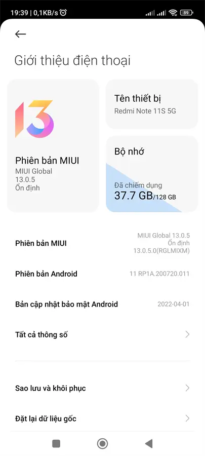 Khách hàng review Điện thoại Xiaomi Redmi Note 11S 5G 6