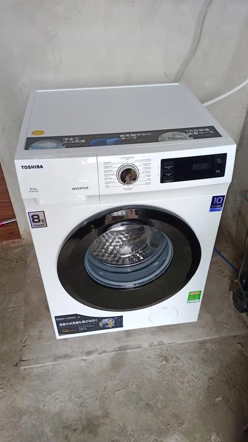Khách hàng review Máy giặt Toshiba Inverter 8.5 Kg TW-BH95S2V WK 45