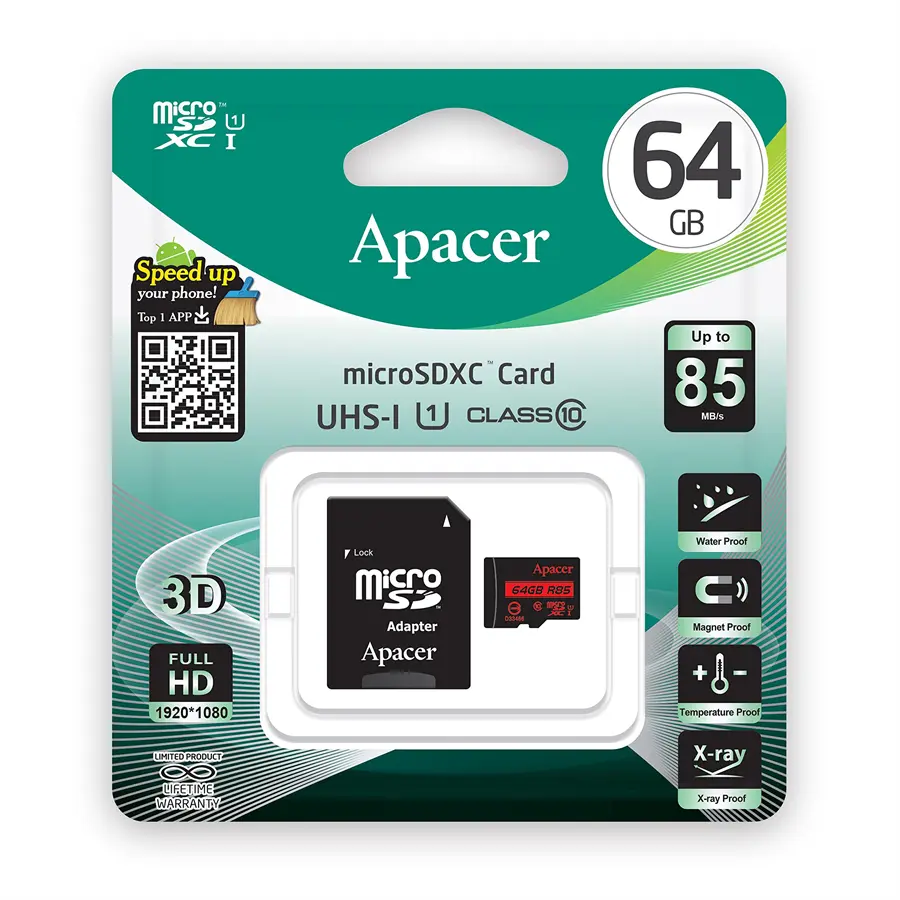 Khách hàng review Thẻ nhớ Apacer MicroSD 64GB class 10_U1 3
