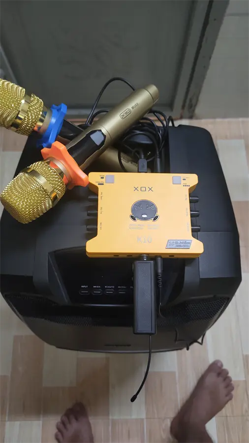 Khách hàng review Loa kéo karaoke Mozard L1028K 50W 7