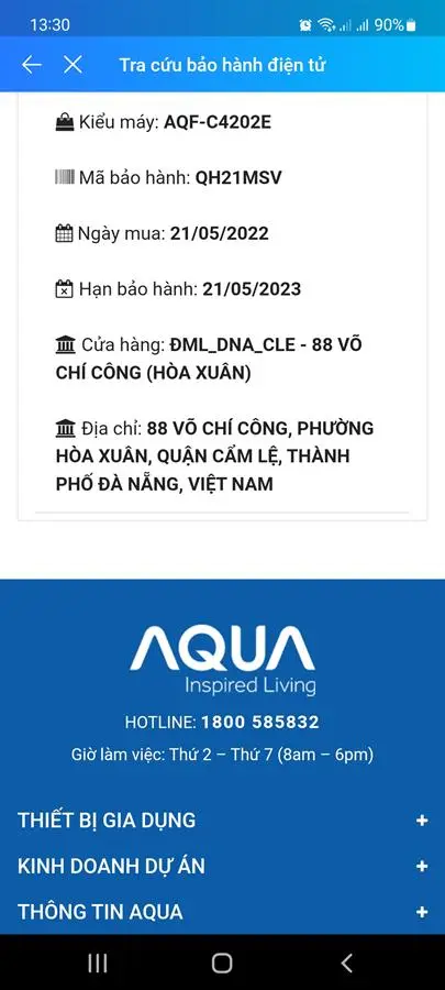 Khách hàng review Tủ đông Aqua Inverter 295 lít AQF-C4202E 4