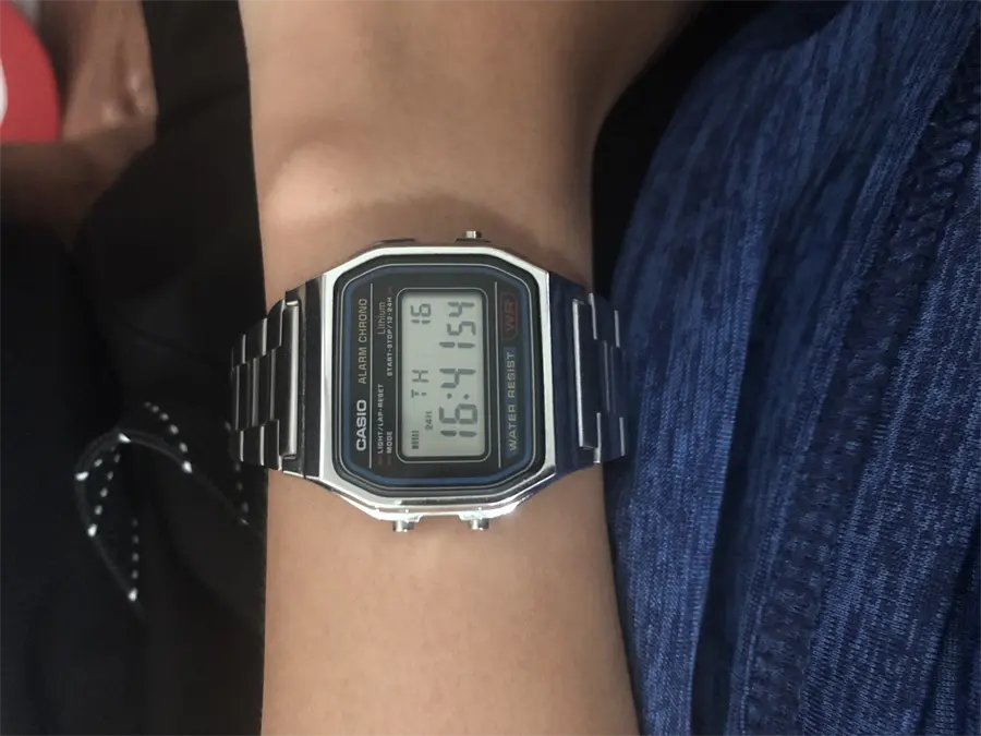 Khách hàng review Đồng hồ CASIO Vintage 30.2 mm Unisex A158WA-1DF 11