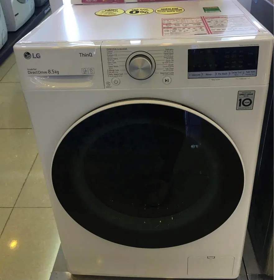 Khách hàng review Máy giặt LG AI DD Inverter 8.5 kg FV1408S4W 28