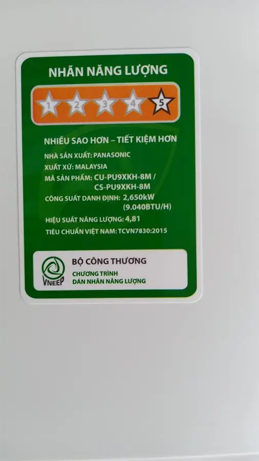 Khách hàng review Máy lạnh Panasonic Inverter 1 HP CU/CS-PU9XKH-8M 28