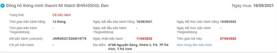 Khách hàng review Đồng hồ thông minh Mi Watch 1