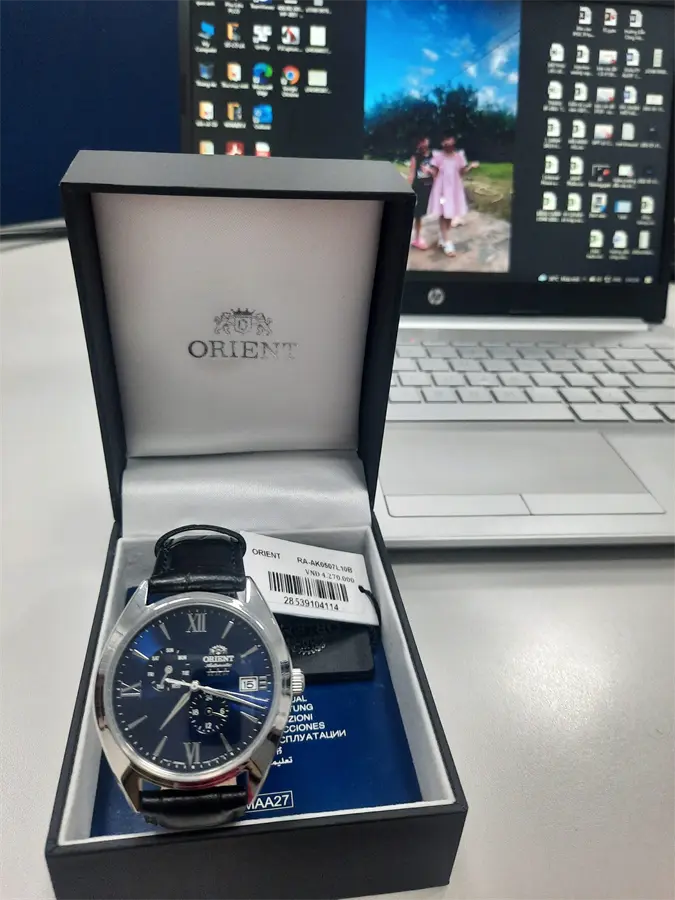 Khách hàng review Đồng hồ ORIENT 39.4 mm Nam RA-AK0507L10B 1