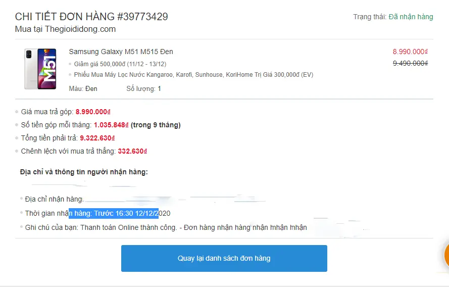 Khách hàng review Điện thoại Samsung Galaxy M51 5