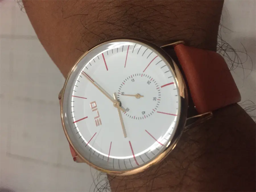 Khách hàng review Đồng hồ ELIO 40 mm Nam EL068-01 8