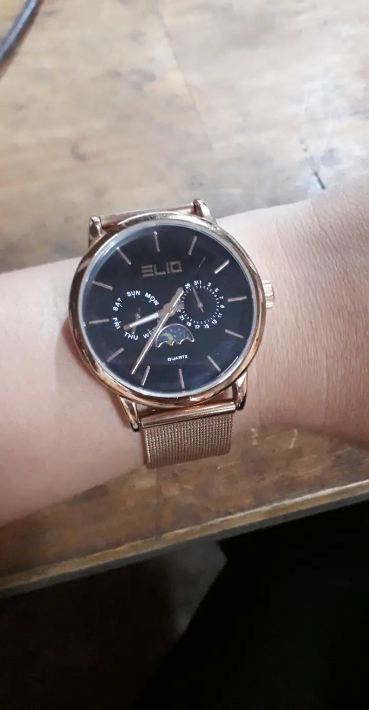Khách hàng review Đồng hồ ELIO 40 mm Nam ES056-01 3