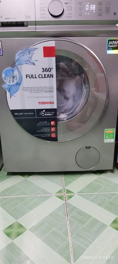 Khách hàng review Máy giặt Toshiba inverter 9.5 kg TW-BL105A4V(SS) 11