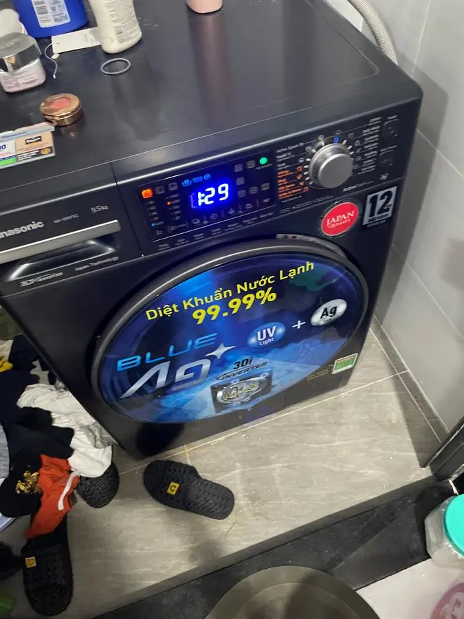 Khách hàng review Máy giặt Panasonic Inverter 9.5 Kg NA-V95FX2BVT 5