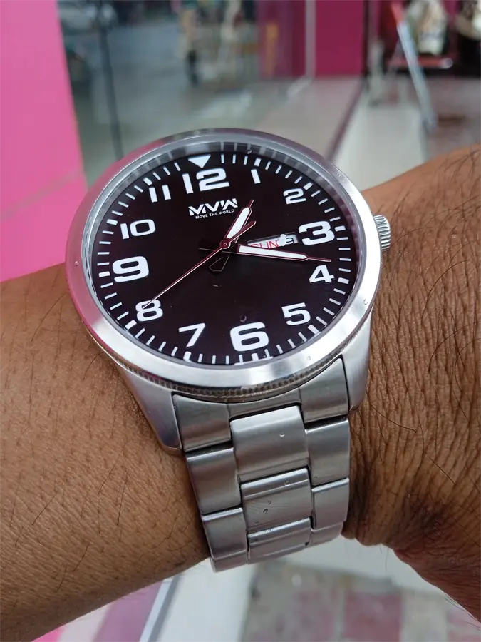 Khách hàng review Đồng hồ MVW 43 mm Nam MS055-01 5
