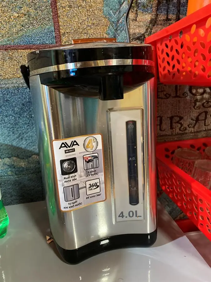 Khách hàng review Bình thủy điện AVA NK-A611 4 lít 22