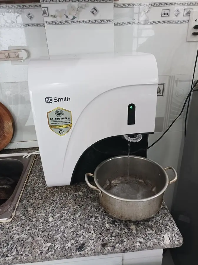 Khách hàng review Máy lọc nước RO AOSmith C2 4 lõi 6
