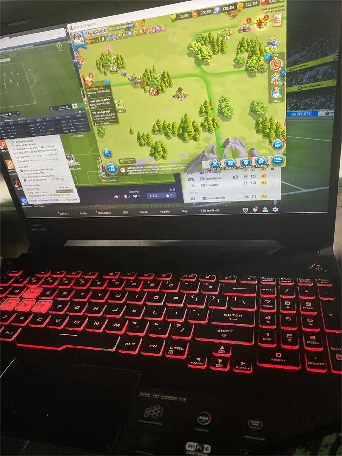 Khách hàng review Laptop Asus TUF Gaming F15 FX506LHB i5 10300H/8GB/512GB/4GB GTX1650/144Hz/Win11 (HN188W) 24