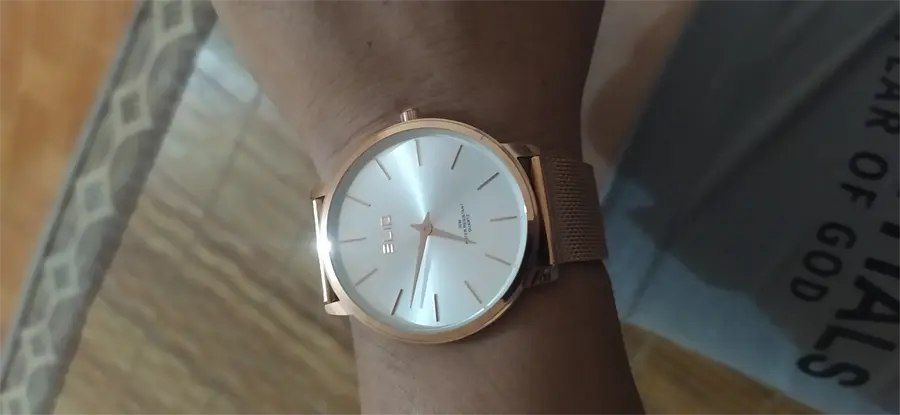 Khách hàng review Đồng hồ ELIO 41 mm Nam ES045-01 4