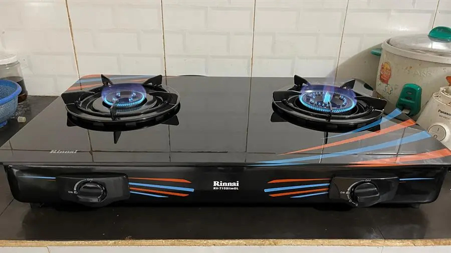 Khách hàng review Bếp ga đôi Rinnai RV-715Slim(GL-SC) 2