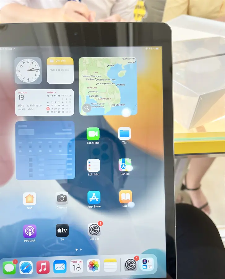 Khách hàng review Máy tính bảng iPad 9 WiFi 64GB 30