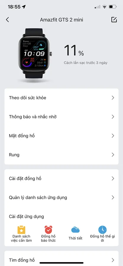 Khách hàng review Đồng hồ thông minh Amazfit GTS 2 mini 40.5mm 19