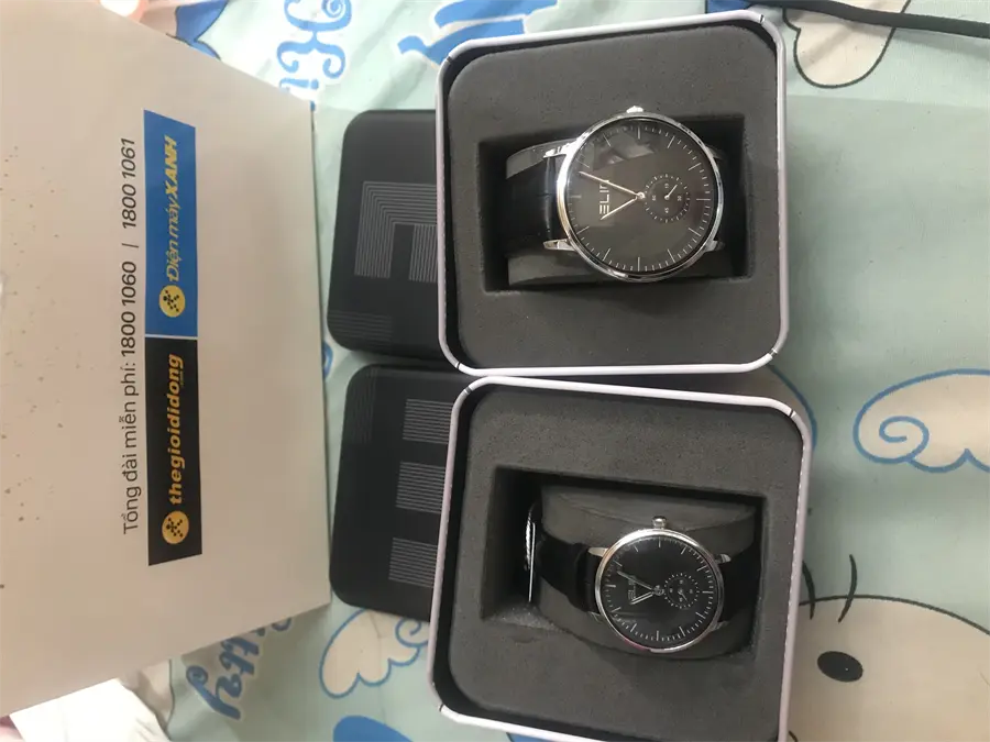 Khách hàng review Đồng hồ ELIO 41 mm Nam EC011-01 1