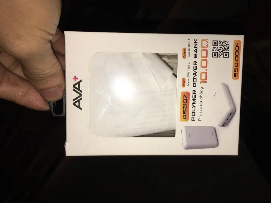 Khách hàng review Pin sạc dự phòng Polymer 10000mAh Type C 15W AVA  DS2107 15