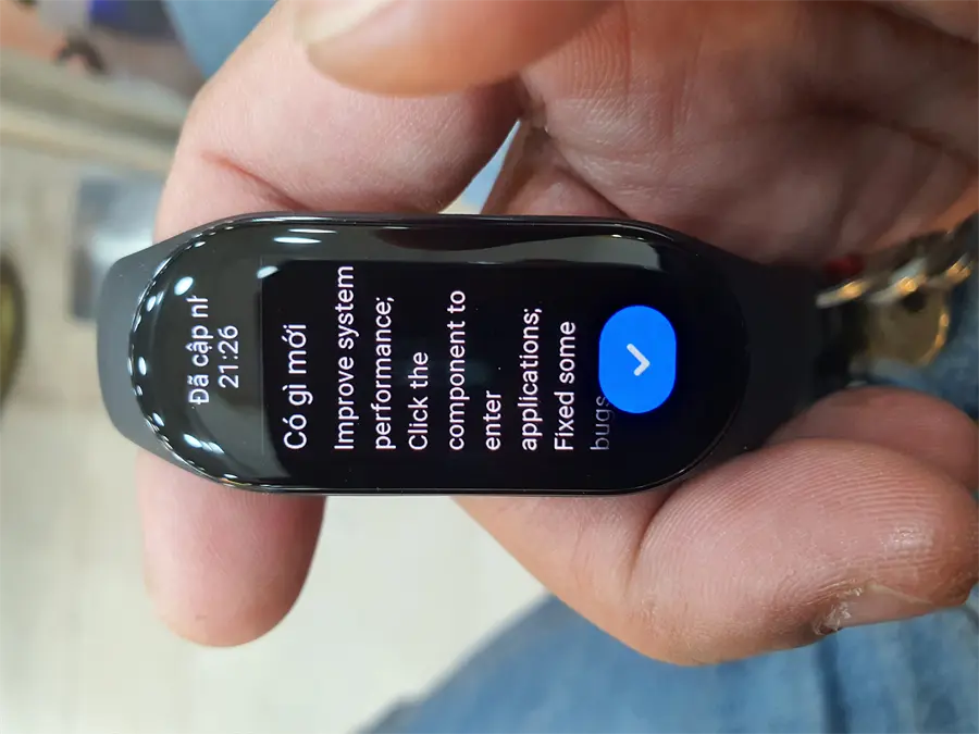 Khách hàng review Vòng đeo tay thông minh Mi Band 7 Đen 49