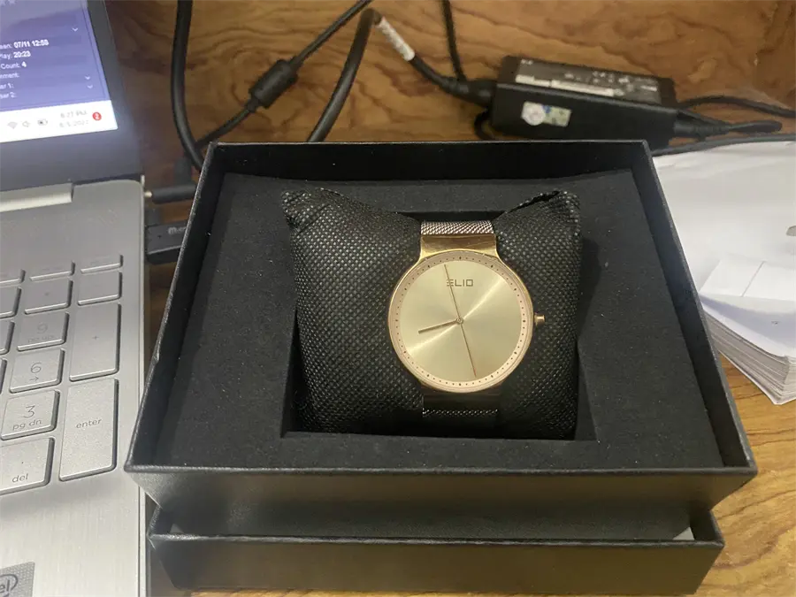 Khách hàng review Đồng hồ ELIO 40 mm Nam ES048-01 3