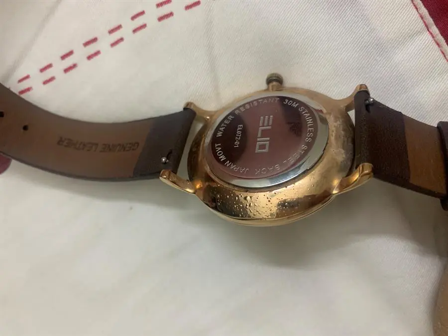 Khách hàng review Đồng hồ ELIO 40 mm Nam EL072-01 4