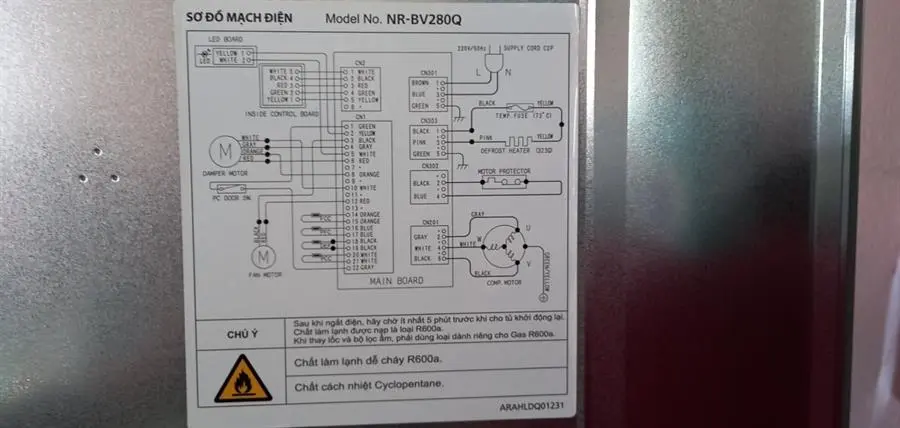 Khách hàng review Tủ lạnh Panasonic Inverter 255 lít NR-BV280QSVN 24