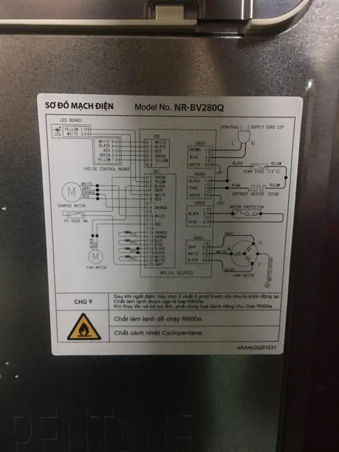 Khách hàng review Tủ lạnh Panasonic Inverter 255 lít NR-BV280QSVN 25