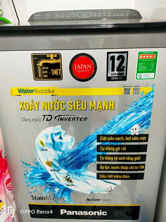 Khách hàng review Máy giặt Panasonic Inverter 9.5 kg NA-FD95X1LRV 42