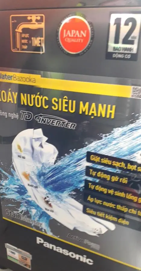 Khách hàng review Máy giặt Panasonic Inverter 11.5 Kg NA-FD11AR1BV 20