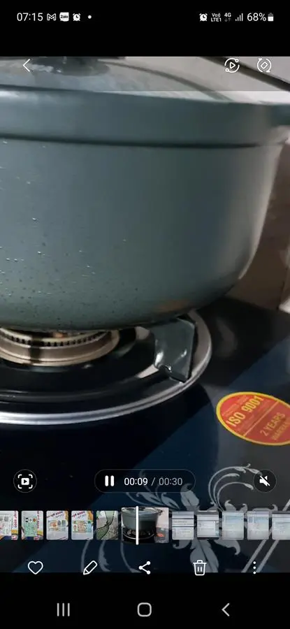Khách hàng review Nồi đất nắp kính 23 cm Dong hwa Tucbeghi G-705H 2