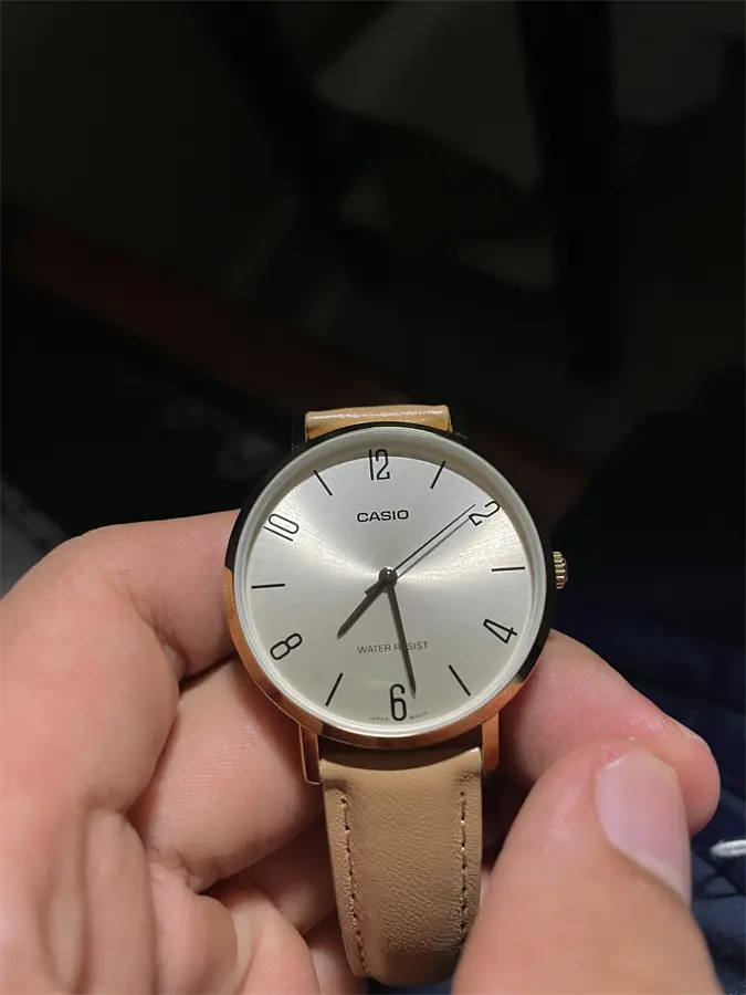 Khách hàng review Đồng hồ CASIO 34 mm Nữ LTP-VT01GL-9B2UDF 4