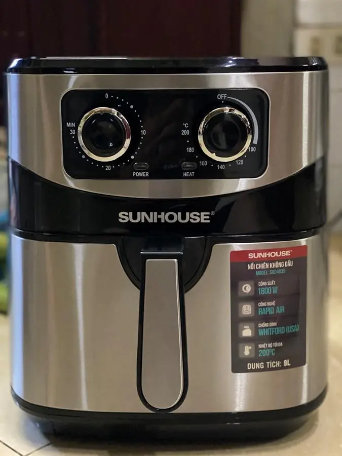 Khách hàng review Nồi chiên không dầu Sunhouse 9 lít SHD4035 46