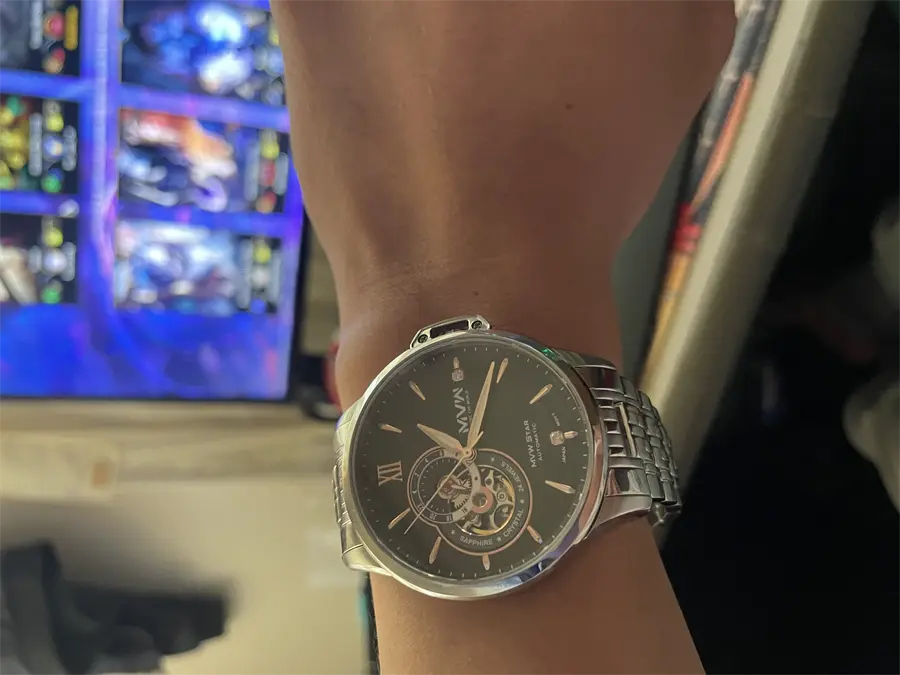 Khách hàng review Đồng hồ MVW Star 41 mm Nam MSA003-02 5