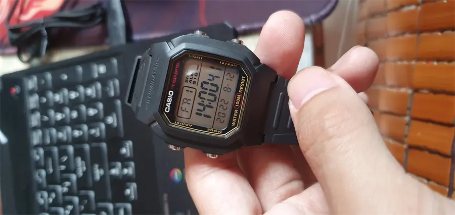 Khách hàng review Đồng hồ CASIO Timeless 36.8 mm Nam W-800HG-9AVDF 7