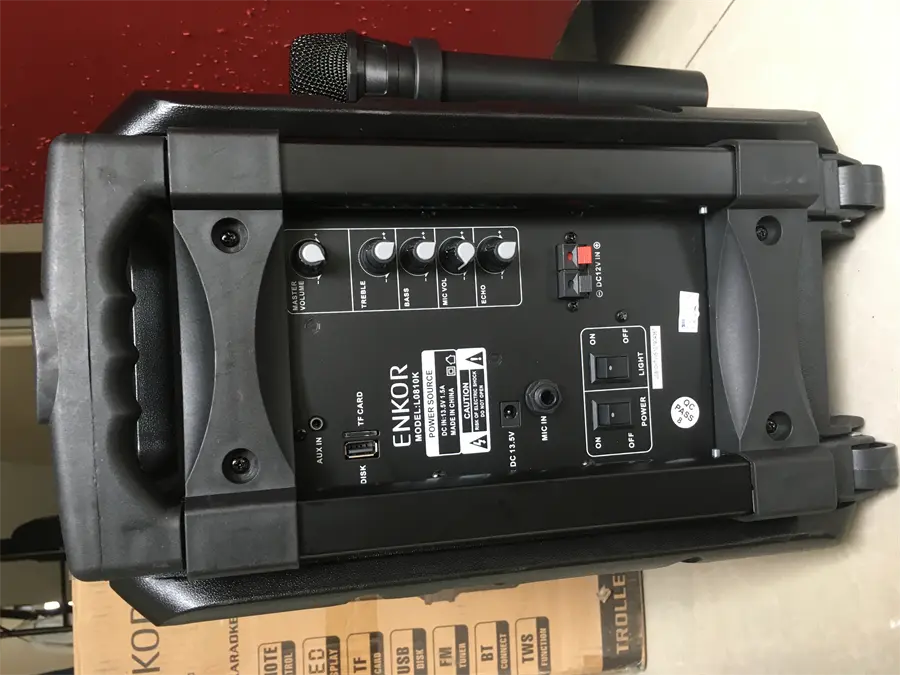 Khách hàng review Loa Kéo Bluetooth Karaoke Enkor L0810K Đen 25W 3