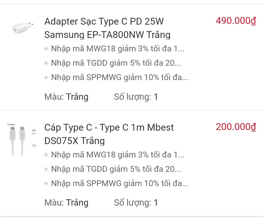 Khách hàng review Sạc nhanh Type-C PD 25W Samsung EP-TA800N 29