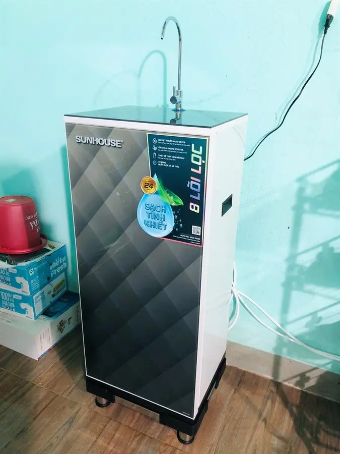 Khách hàng review Máy lọc nước RO Sunhouse SHA8858K 8 lõi 15