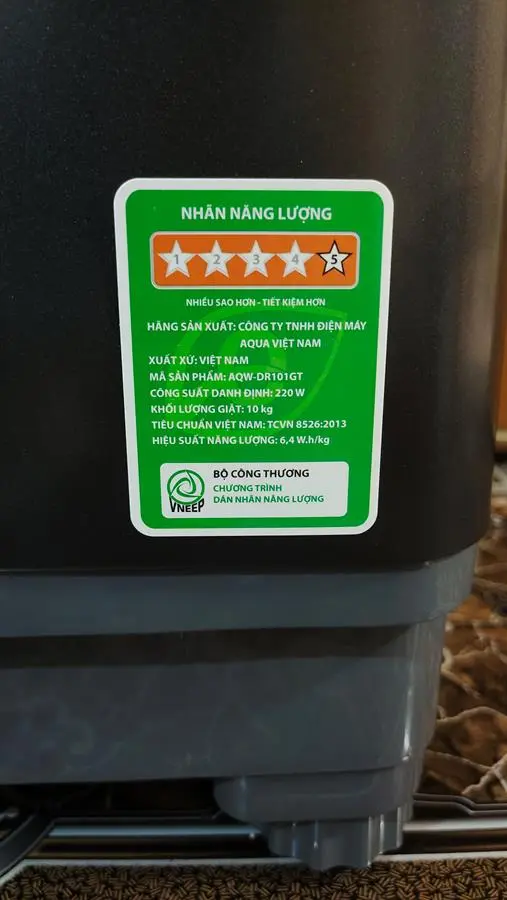 Khách hàng review Máy giặt Aqua Inverter 10 KG AQW-DR101GT BK 10