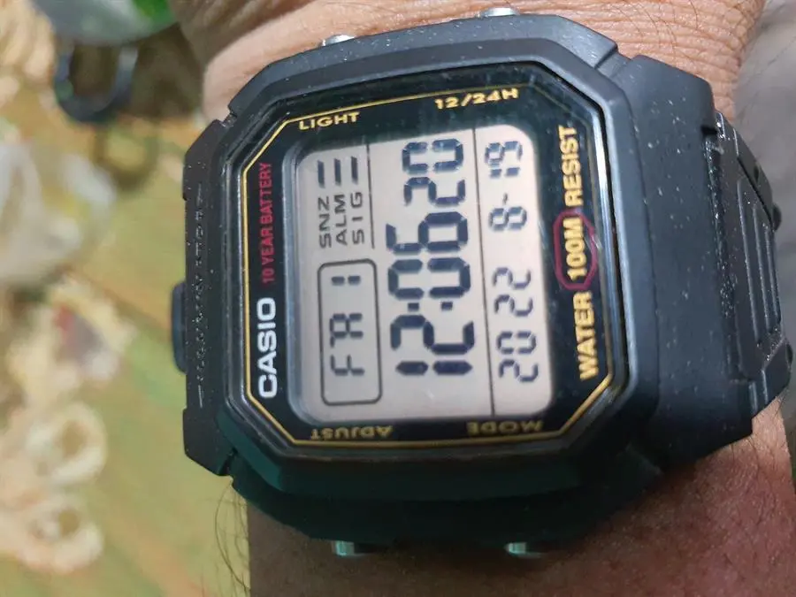 Khách hàng review Đồng hồ CASIO Timeless 36.8 mm Nam W-800HG-9AVDF 5