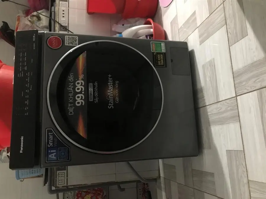 Khách hàng review Máy giặt Panasonic Inverter giặt 10.5 kg - sấy tiện ích 2 kg NA-V105FC1LV 60