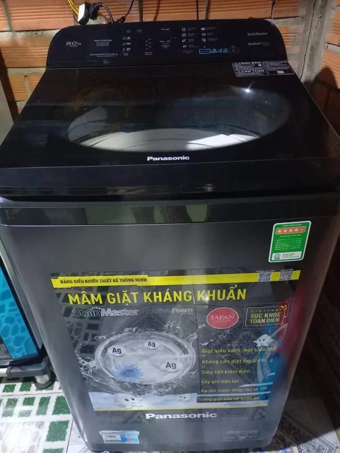 Khách hàng review Máy giặt Panasonic 9 kg NA-F90A9BRV 19