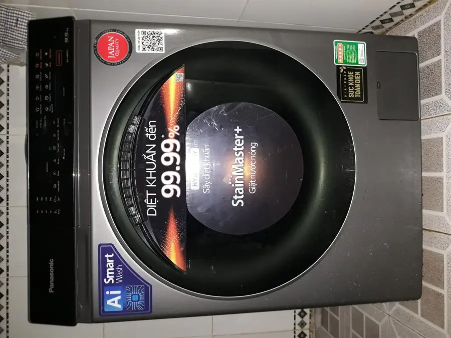 Khách hàng review Máy giặt Panasonic Inverter giặt 9.5 kg - sấy tiện ích 2 kg NA-V95FC1LVT 126