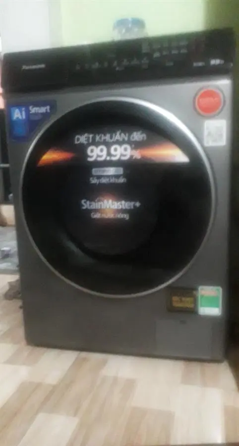 Khách hàng review Máy giặt Panasonic Inverter giặt 9.5 kg - sấy tiện ích 2 kg NA-V95FC1LVT 110