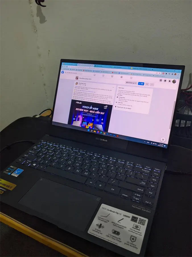 Khách hàng review Laptop Asus ZenBook Flip UX363EA i5 1135G7/8GB/512GB/Touch/Pen/Cáp/Túi/Win11 (HP726W) 2