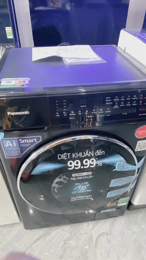 Khách hàng review Máy giặt Panasonic Inverter giặt 10.5 kg - sấy tiện ích 2 kg NA-V105FC1LV 56